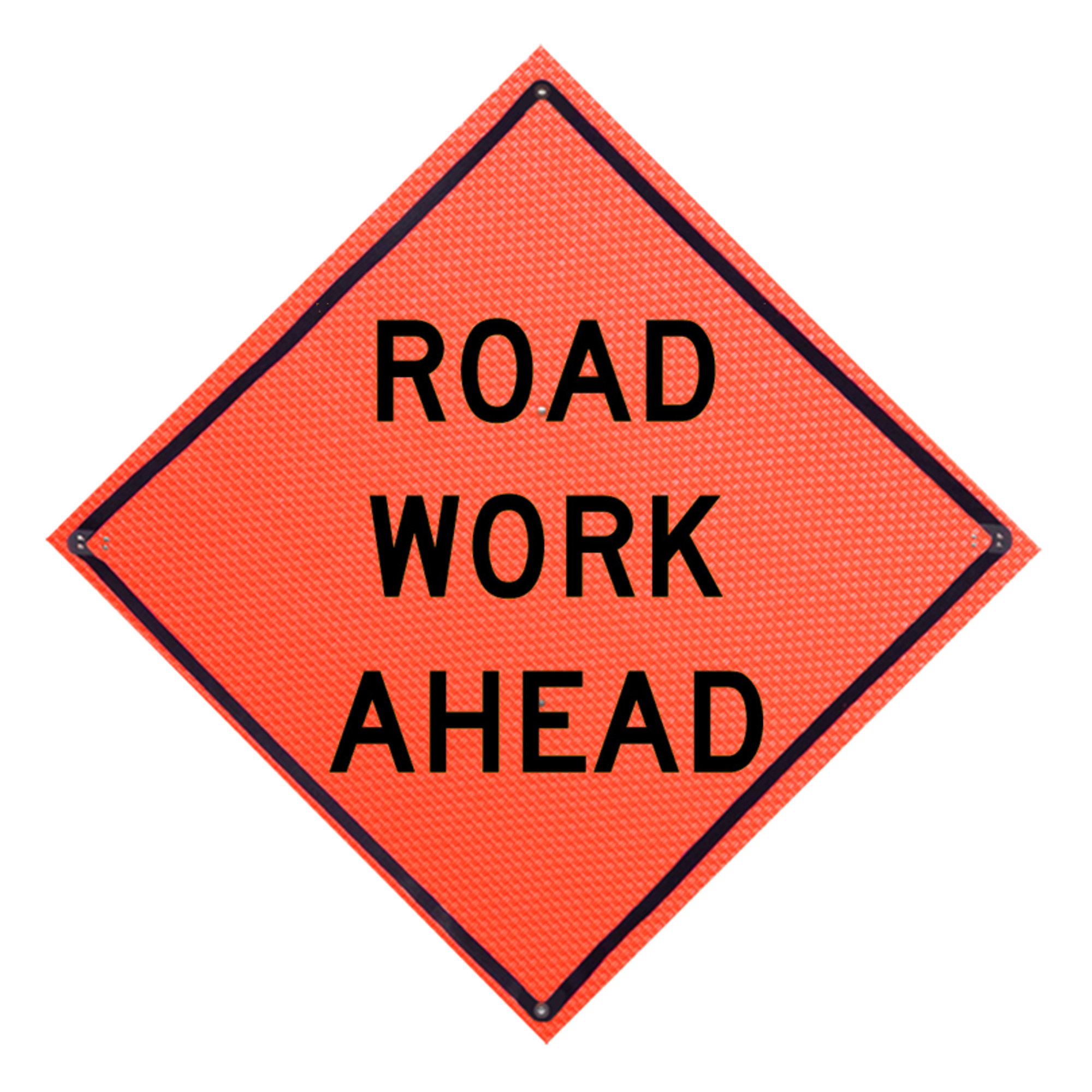 Eastern Metal, Mesh Roll-up Sign, Height 48 in, Width 48 in, Model# C-48-MO-4LEX-RWA